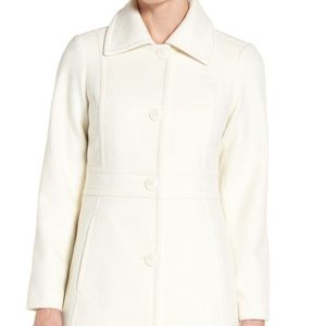 White Dress Coat SZ 4 - Kristen Blake Nordstrom